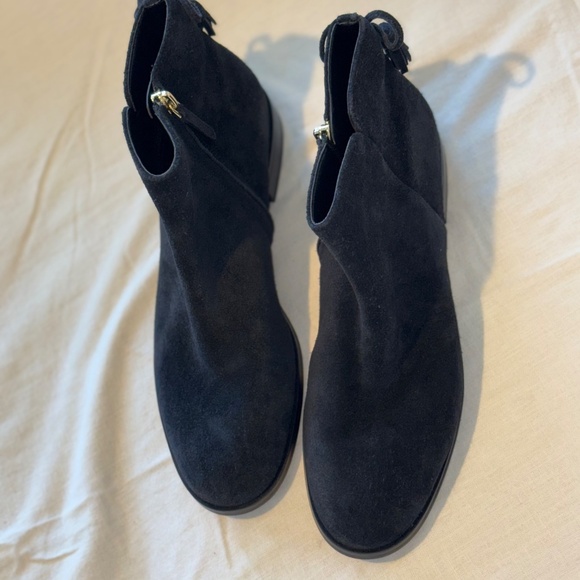 Kate Spade | Black Leather/Suede Chelsea Boots with Tassels | Wmns Sz 9.5B US - Picture 2 of 8